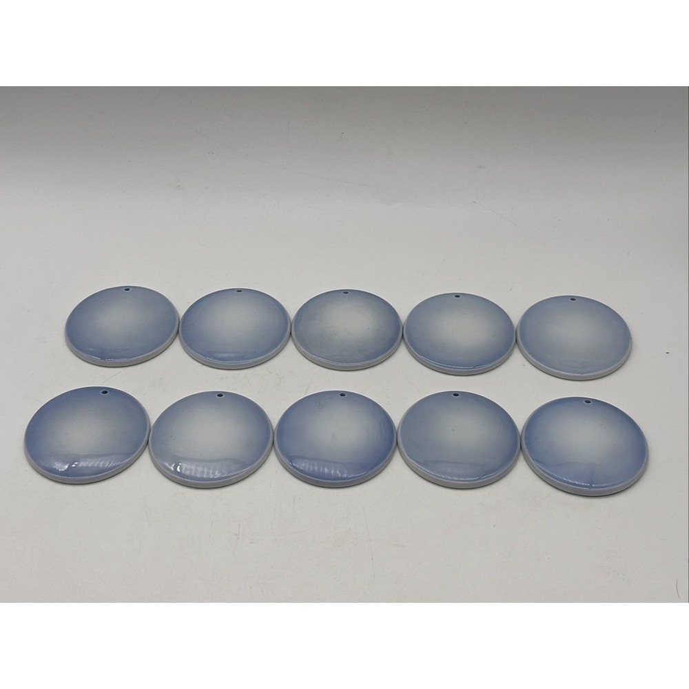 Royal Copenhagen Ornament without Motif - Lot Of 10